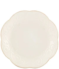 Lenox 4-Piece French Perle Scalloped Stoneware Dessert Plate Set