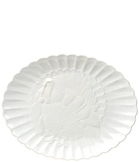 Lenox French Perle Carved Turkey Platter