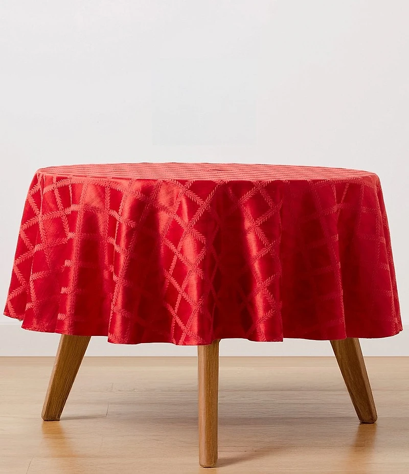 Lenox Laurel Leaf 70#double; Round Tablecloth