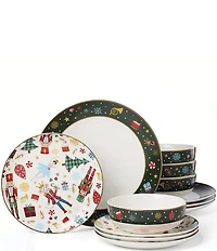 Lenox Nutcracker Ballet Collection 12-Piece Dinnerware Set