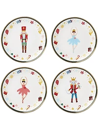 Lenox Nutcracker Ballet Collection Tidbit Assorted Plates, Set of 4