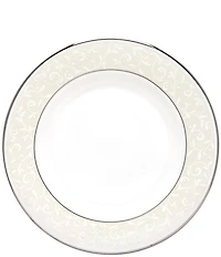 Lenox Opal Innocence Vine & Pearl Platinum Opalescent Bone China Salad Plate