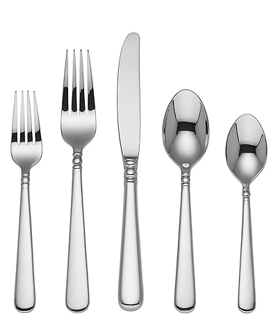 Lenox Pearl Platinum 20-Piece Stainless Steel Flatware Set
