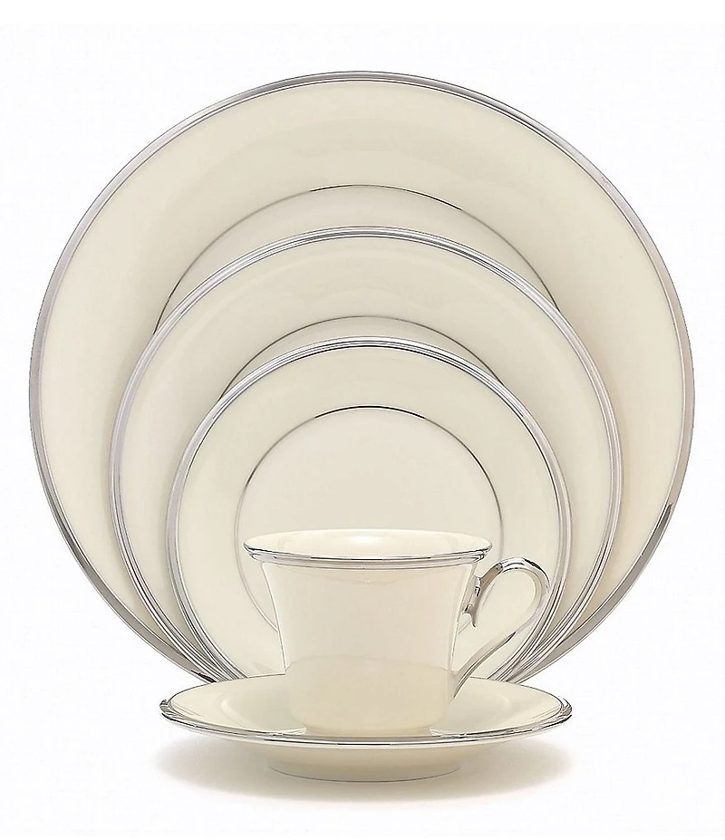 Lenox Solitaire Platinum China 5-Piece Place Setting