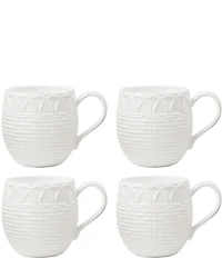 Lenox Wicker Creek Mugs, Set of 4