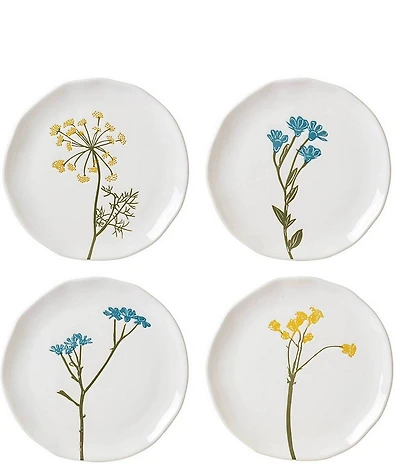 Lenox Wildflowers Tidbit Plates, Set of 4