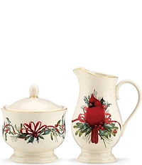 Lenox Winter Greetings Sugar & Creamer Set
