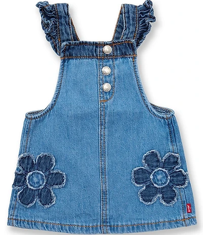 Levi's Baby Girls Flower Pocket Denim Skirtall
