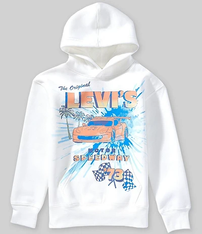 Levi's® Big Boys Long Sleeve Motor Speedway Pullover Hoodie