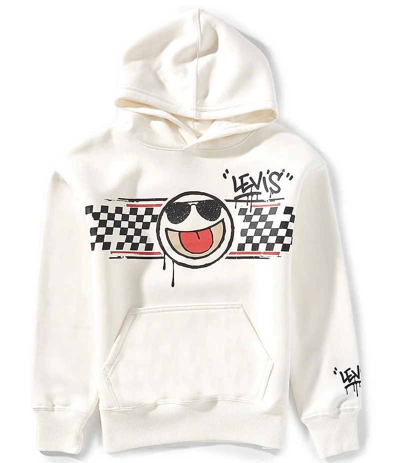 Levi's® Big Boys Long-Sleeve Street Style Fleece Hoodie