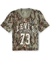 Levi's Big Boys Short Sleeve Allover Camouflage Tree Tee