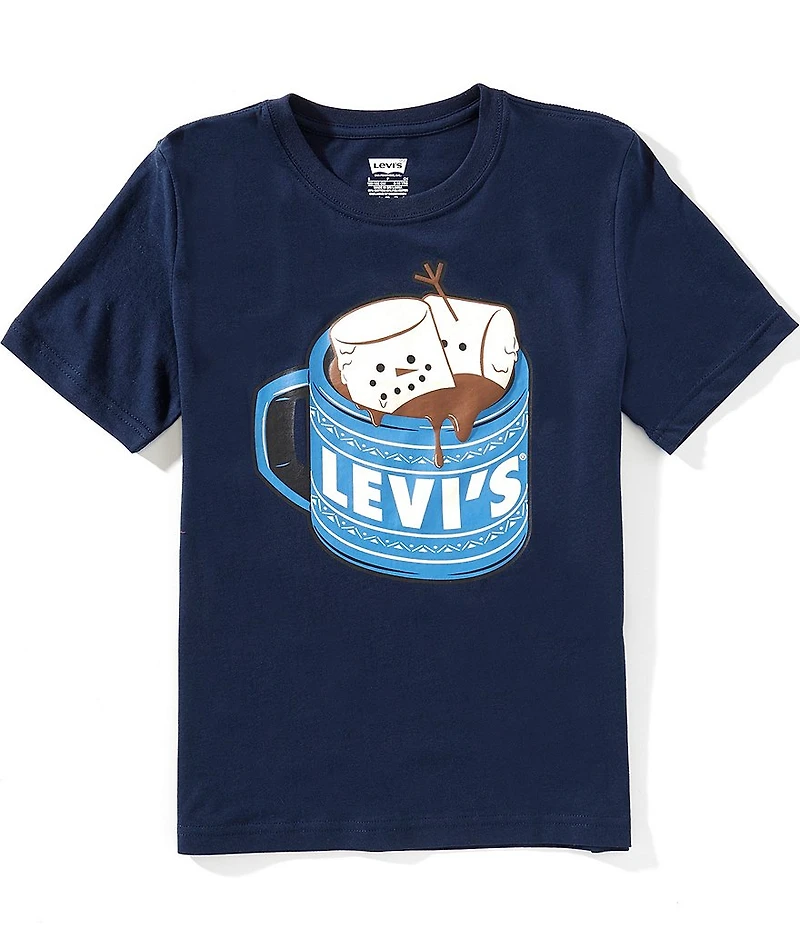 Levi's® Big Boys Short Sleeve Hot Chocolate T-Shirt