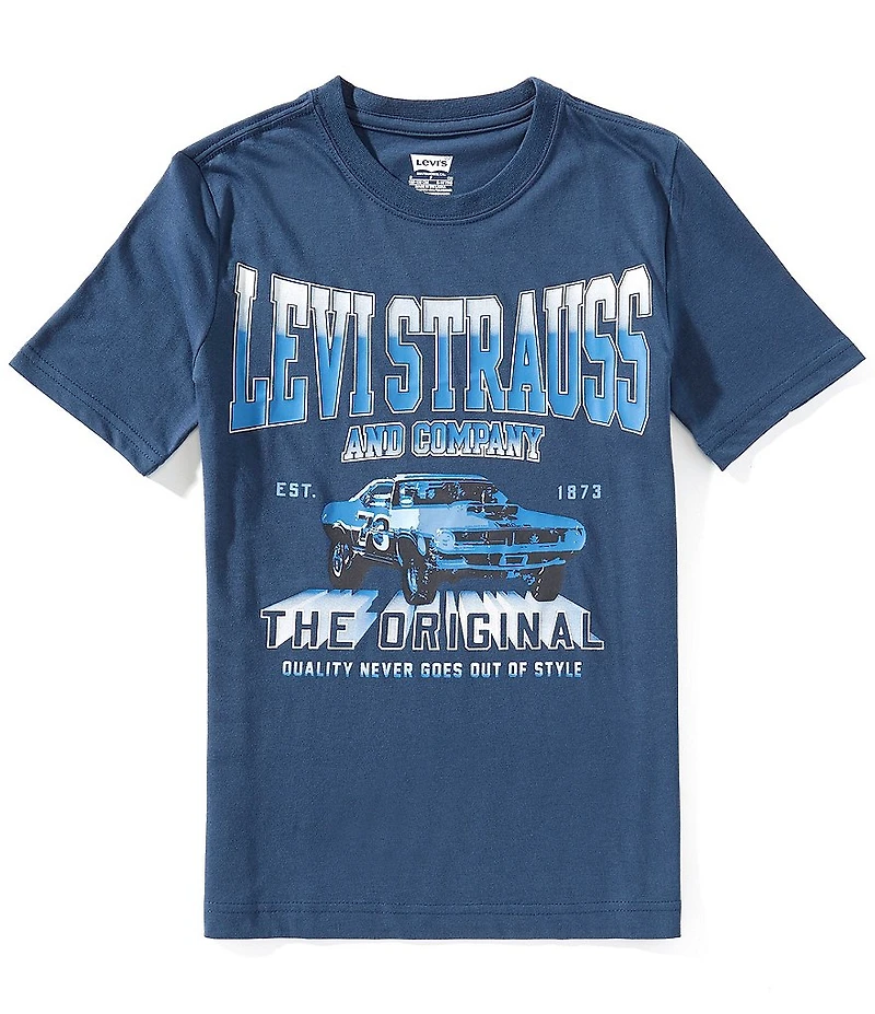 Levi's® Big Boys Short Sleeve Muscle Car Graphic T-Shirt