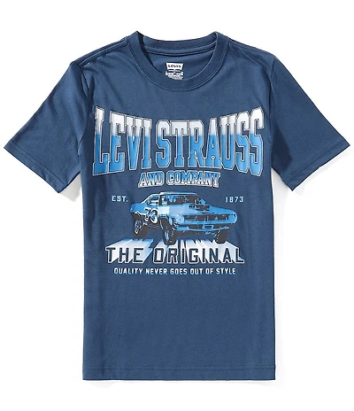 Levi's® Big Boys Short Sleeve Muscle Car Graphic T-Shirt