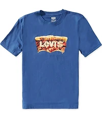 Levi's® Big Boys Short Sleeve Pizza Batwing Slice T-Shirt