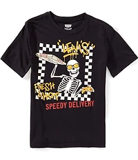 Levi's® Big Boys Short Sleeve Pizza For All Graphic T-Shirt