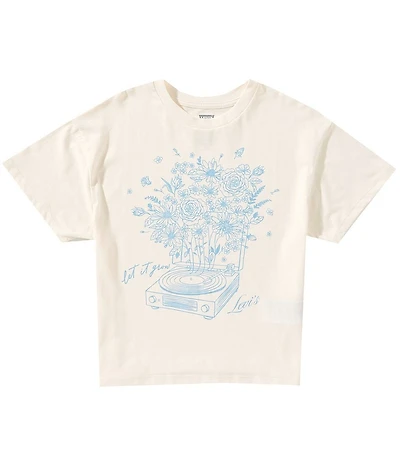 Levi's Big Girls Short Sleeve Let It Grow Oversize Tee