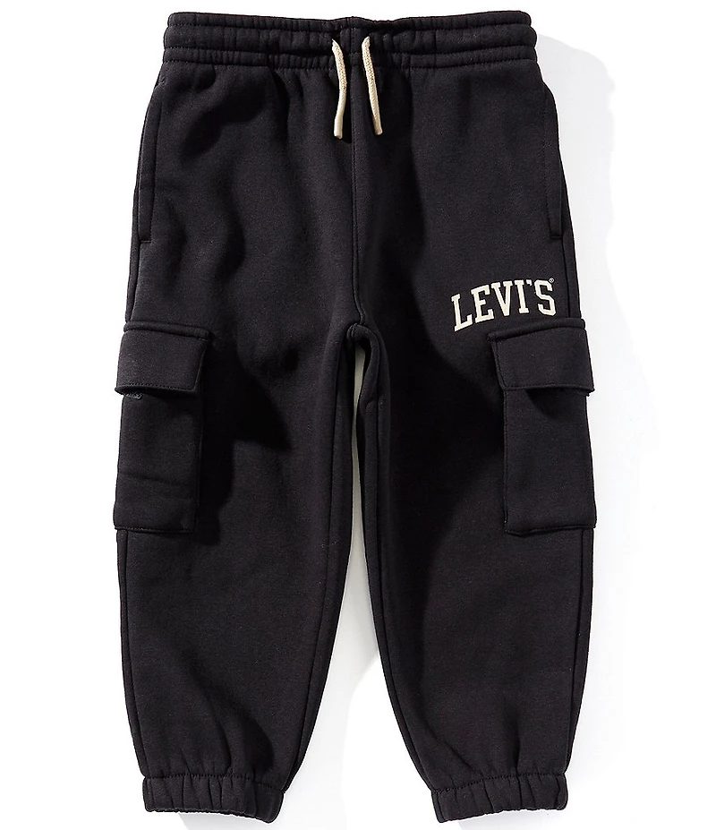 Levi's® Little Boys Cargo-Pocket Fleece Jogger Pants