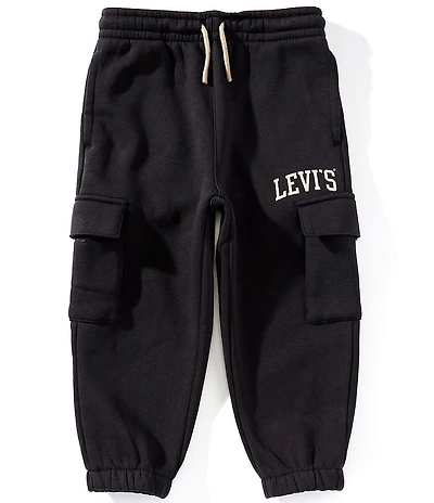Levi's® Little Boys Cargo-Pocket Fleece Jogger Pants