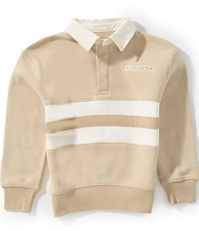 Levi's Little Boys Long Sleeve Striped Rugby Sweatshirt