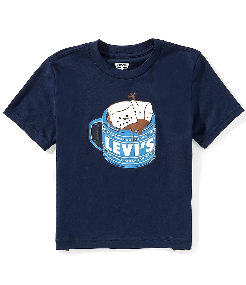 Levi's® Little Boys Short Sleeve Hot Chocolate T-Shirt