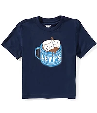Levi's® Little Boys Short Sleeve Hot Chocolate T-Shirt