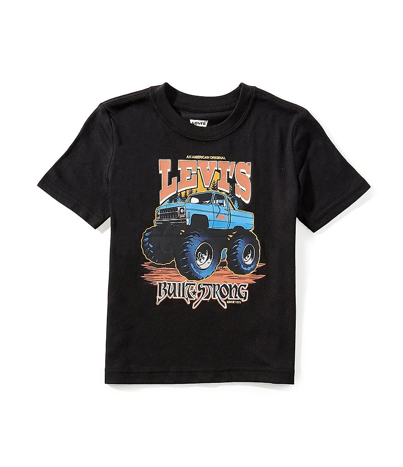Levi's® Little Boys Short Sleeve Monster Truck T-Shirt
