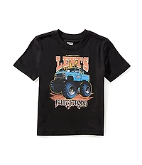 Levi's® Little Boys Short Sleeve Monster Truck T-Shirt