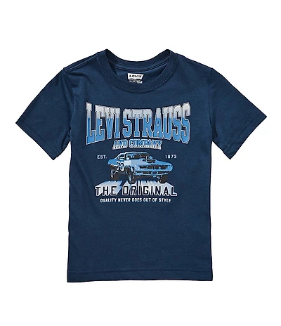 Levi's® Little Boys Short Sleeve Muscle Car Graphic T-Shirt