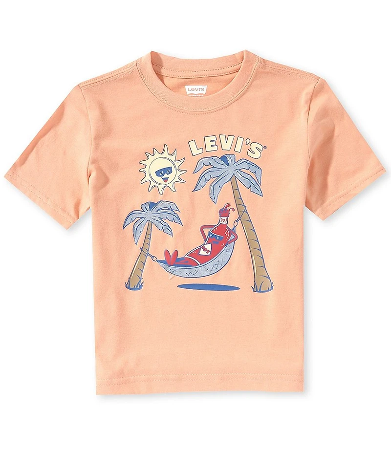 Levi's® Little Boys Short Sleeve Relaxing Hot Sauce Tee