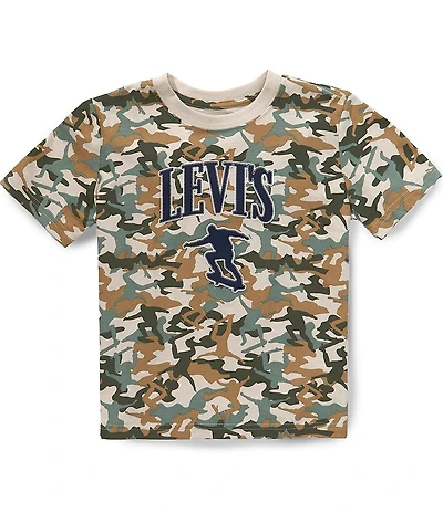 Levi's® Little Boys Short-Sleeve Skate Camouflage-Printed T-Shirt