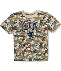 Levi's® Little Boys Short-Sleeve Skate Camouflage-Printed T-Shirt