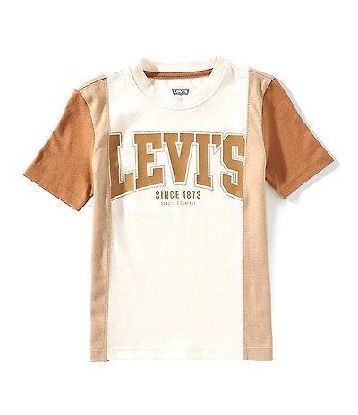 Levi's® Little Boys Short Sleeve Tri-Color Block T-Shirt