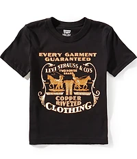 Levi's® Little Boys Short Sleeve Two-Horse Pull T-Shirt