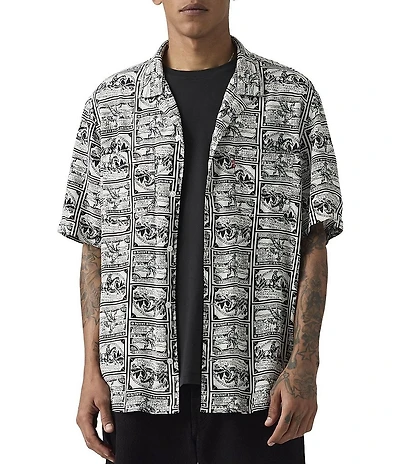Levi's® Miner Niner Heritage Print Short Sleeve Classic Camp Shirt