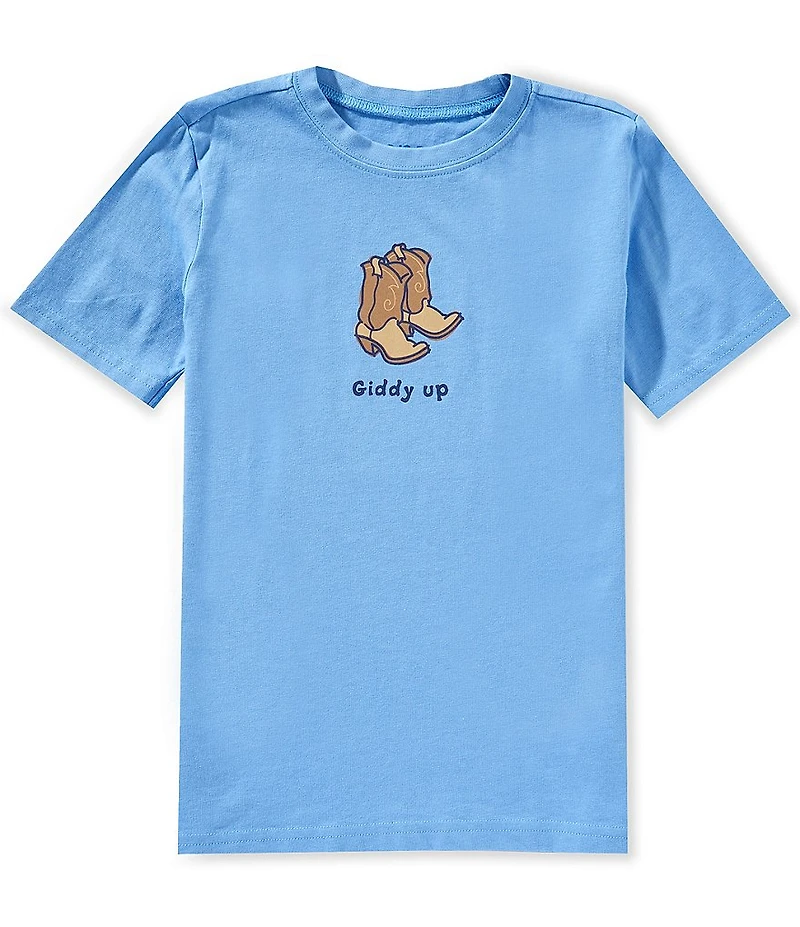 Life is Good Big Boys 8-20 Short-Sleeve Giddy Up Crusher™ T-Shirt