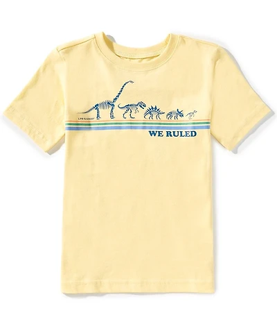 Life is Good Big Boys 8-20 Short Sleeve We Ruled Dino Graphic T-Shirt
