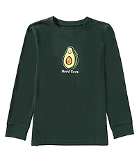 Life is Good Big Boys Long Sleeve Hardcore Graphic Crusher™ T-Shirt