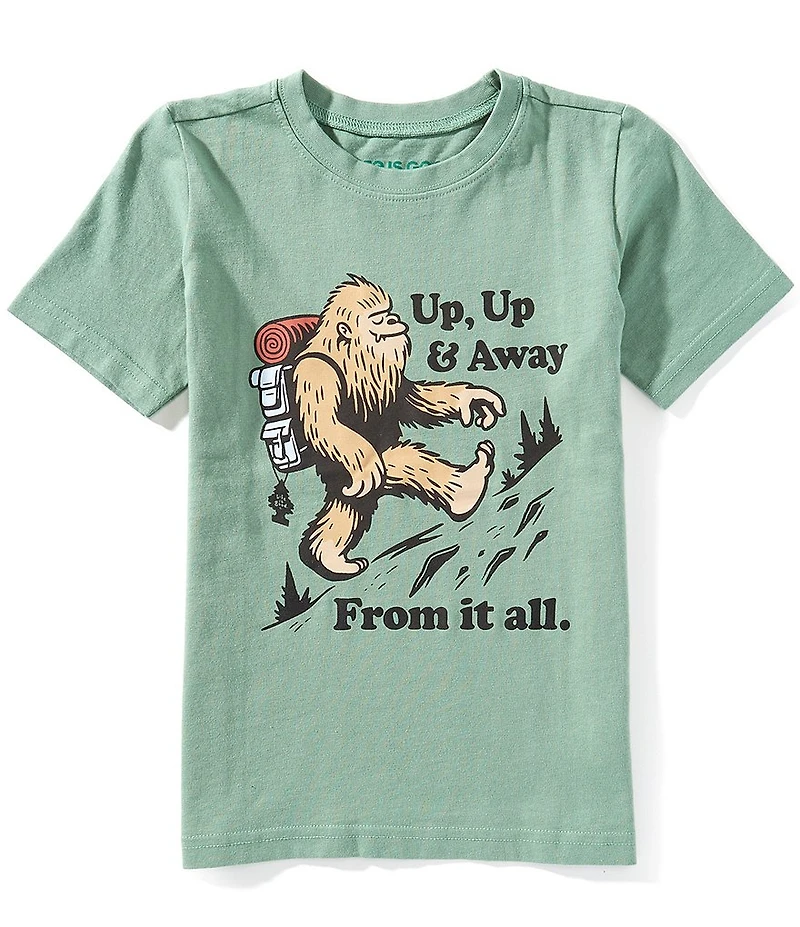 Life is Good Big Boys Short Sleeve Big Foot Graphic Crusher™ T-Shirt