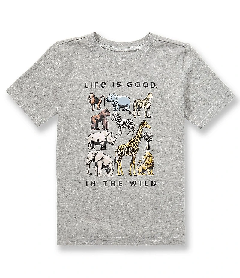 Life is Good Big Boys Short Sleeve Crusher In The Wild Tee