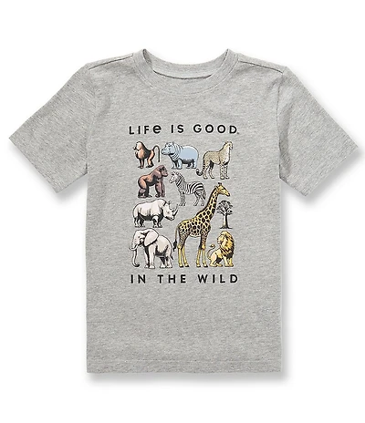Life is Good Big Boys Short Sleeve Crusher In The Wild Tee
