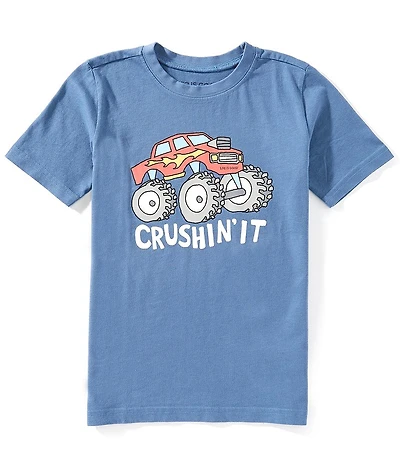 Life is Good Big Boys Short-Sleeve Crushin It T-Shirt