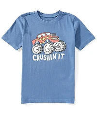 Life is Good Big Boys Short-Sleeve Crushin It T-Shirt