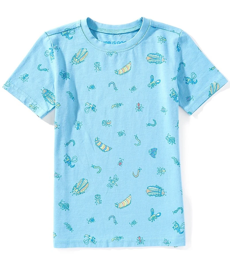 Life is Good Big Boys Short-Sleeve Doodle Bug Pattern T-Shirt