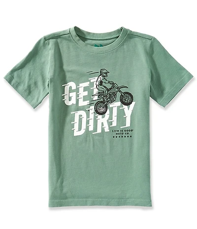 Life is Good Big Boys Short Sleeve Get Dirty Crusher Tee