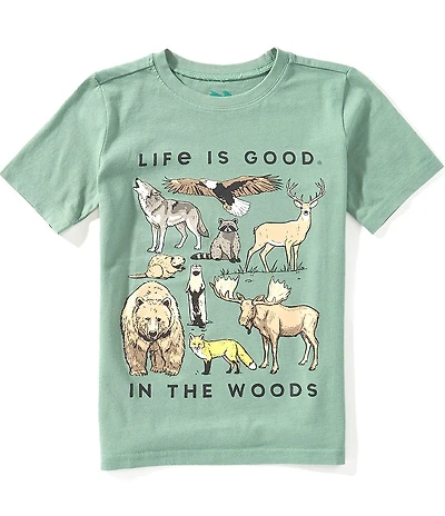 Life Is Good Big Boys Short Sleeve Life Is Good In The Woods T-Shirt