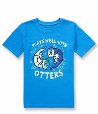 Life is Good Big Boys Short Sleeve Otters Crusher T-Shirt