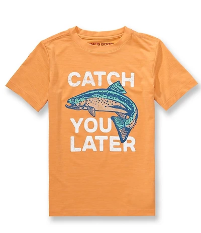 Life is Good Big Boys Short-Sleeve Sun Crusher UPF T-Shirt