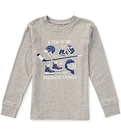 Life is Good Boys Long Sleeve Few Of My Favorite Things T-Shirt