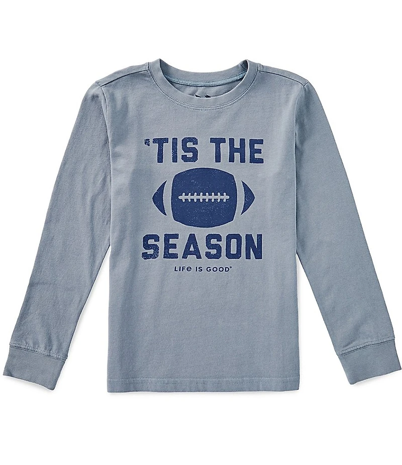 Life is Good Boys Long Sleeve Tis' The Season T-Shirt